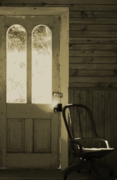 door and chair